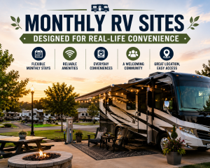 Monthly RV Sites Designed for Real-Life Convenience